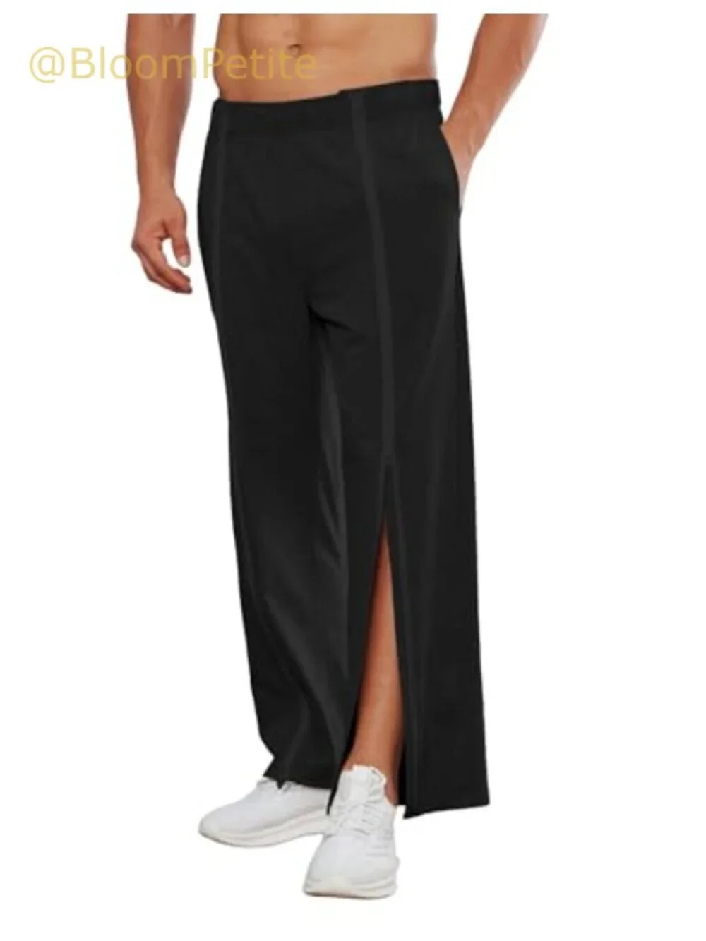 Tear Away Sweatpants Full Zipper Open Bottom Post Surgery Recovery